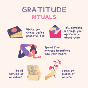 gratitude rituals